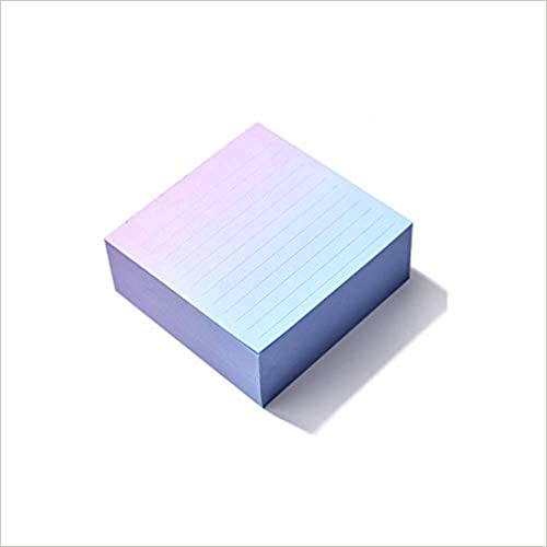 Memo Pads,Note Pads,Scratch Pads,Writing Pads 4x4 Inch with Lines,Not sticky,Micro perforated Writing Pad, Super Thick 400 Sheet Paper Pads, Easy Note Paper for Study, Works, Office (blue color) - Office Product