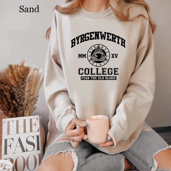 Byrgenwerth Sweatshirt,Byrgenwerth College Bloodborne Shirt,Byrgenwerth College,Bloodborne,Gamer Shirt,Gift for Gamer,Gaming Unisex Clothing