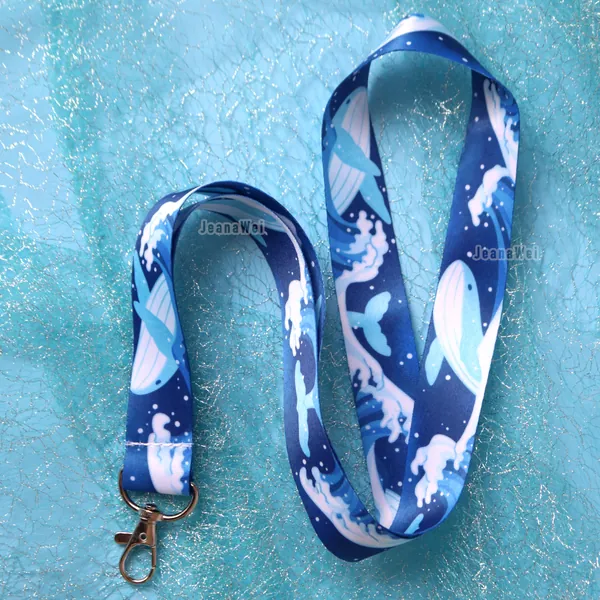 Wave Whale Lanyard