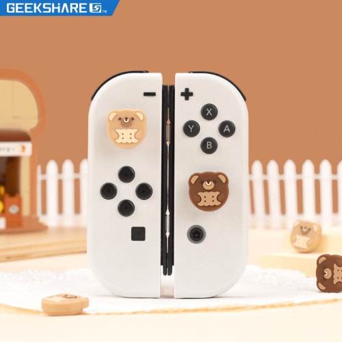 Cookie Bear Thumb Grip Caps