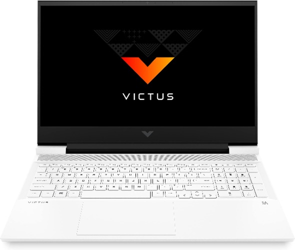 Victus by HP 16-d1018ns - Ordenador portátil de 16.1" Full HD (Intel Core i5-12500H, 16GB RAM, 512GB SSD, 144 Hz, NVIDIA GeForce RTX 3050 Ti, Sin Sistema Operativo) Blanco - Teclado QWERTY Español - Core i5-12500H