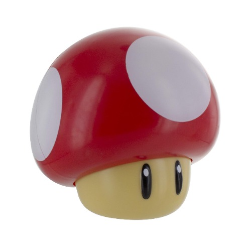 Paladone Super Mario Bros Mushroom Light with Sound, Nintendo Collectable Light Up Figure Night Light