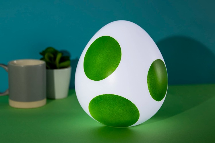 Paladone Yoshi Egg Light 8 in x 7 in | Super Mario Gifts and Room Décor |Officially Licensed Nintendo Merchandise