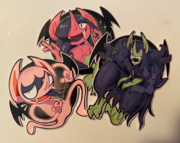 Pokemon Stickers | Impidimp Evolution Line