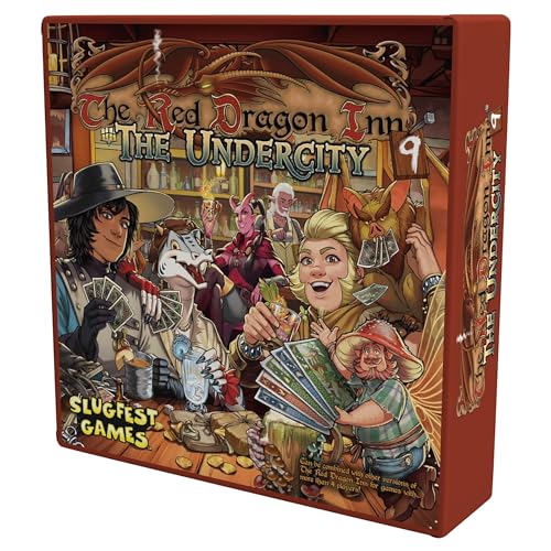 SlugFest Games Slugfest Game: The Red Dragon Inn 9: The Undercity - Stand Alone Or Combine, Strategy Board Game, Explore The City Below The City, Age 13+, 2-4 Player