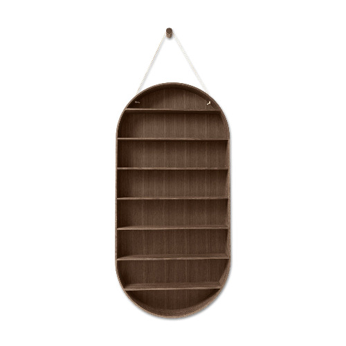 Oval Dorm Shelf | Smoked Oak