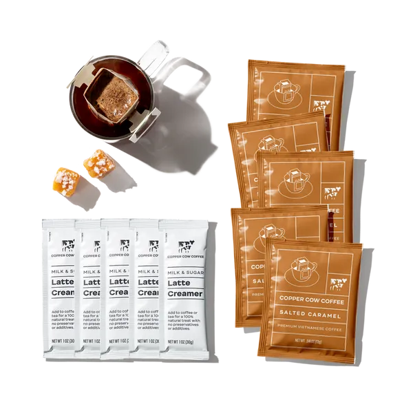 Single Serve Latte Kits | Salted Caramel Latte