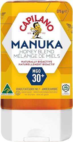 Capilano Active Manuka Honey, 100% Pure Australian Premium Manuka Honey, MGO30+, 340g