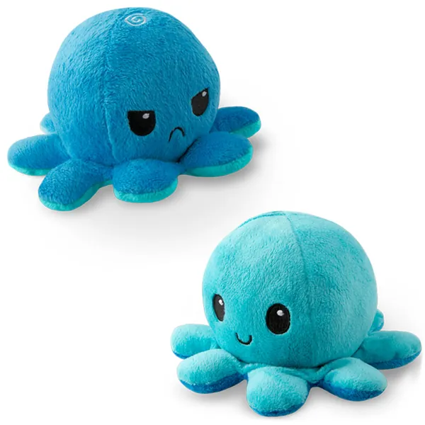 Reversible Octopus Mini Plush - Stuffed Animal Toy