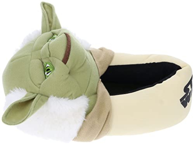 STAR WARS Slippers, Boba Fett, Darth Vader, Stormtrooper, Chewbacca, Kids and Adults Indoor Costume Cosplay Slipper - 12-14 Women/10-12 Men - Yoda Green