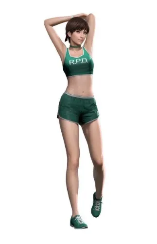 Rebecca Chambers Casual Cosplay Athletic Set 