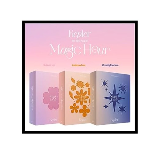 Kep1er - Magic Hour (5th Mini Album) CD+Folded Poster (Sunkissed ver, 1 Folded Poster) - Sunkissed Ver, + 1 Folded Poster