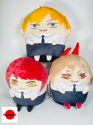 Chainsaw Man Big Plush Doll Korotto Cushion Mascot Makima &amp; Power &amp; Denji Anime  | eBay