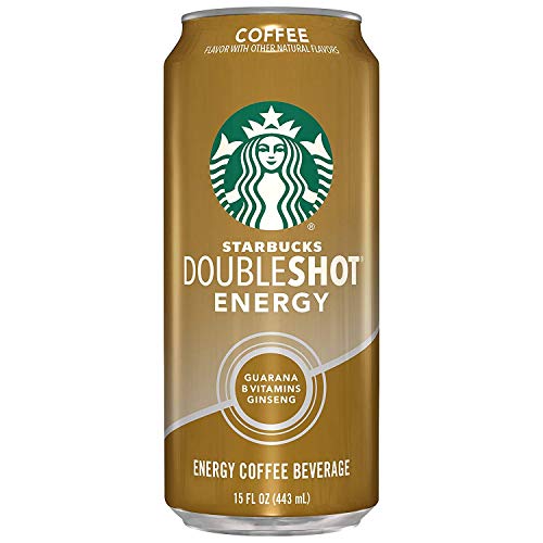 Starbucks Doubleshot Energy Drink Coffee Beverage, Coffee, Iced Coffee, 15 fl oz Cans (12 Pack) (Packaging May Vary) - Coffee - 15 Fl Oz (Pack of 12)