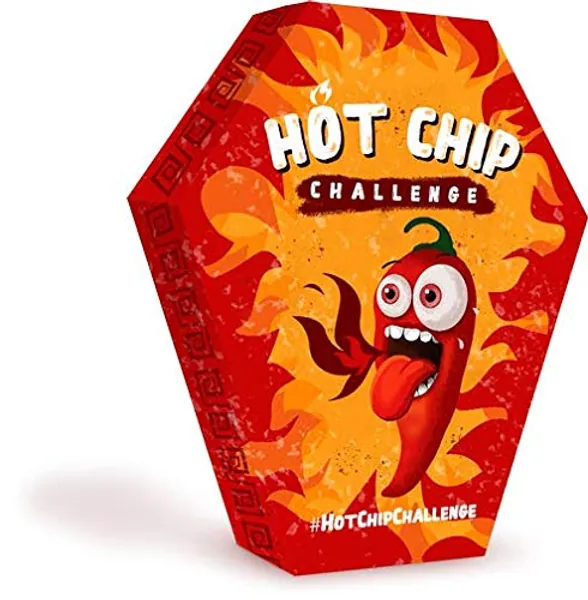 Hot Chip Challenge Box - Carolina Reaper Chili - Tortilla-Chip extrem scharf