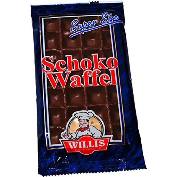 30 Schoko Waffeln Willis a 90g Schokowaffeln frisch