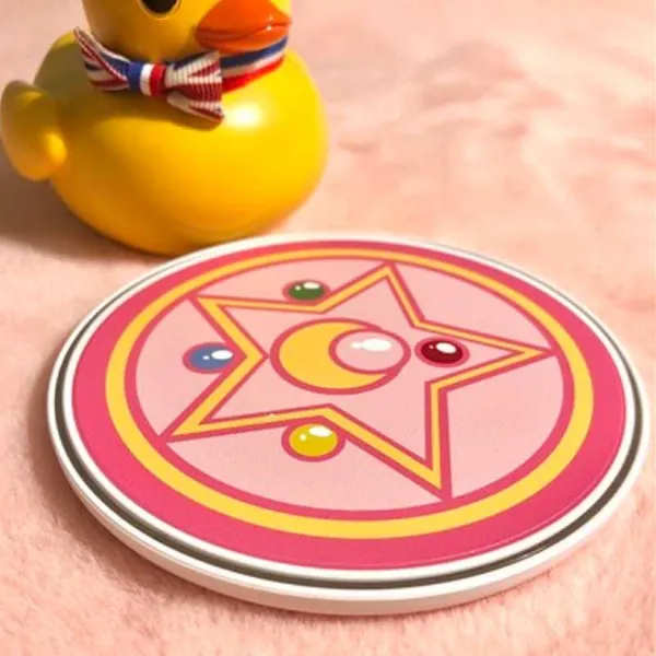 Mini Cute Wireless Charger Magic Circle Phone Charging Pad Kawaii Decor