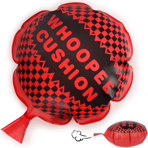 POPLAY Whoopee Cushion, 10 inch Fun Toys for Novelty Party Favors Kids and Adults Fart Pillow Prank Party Gift