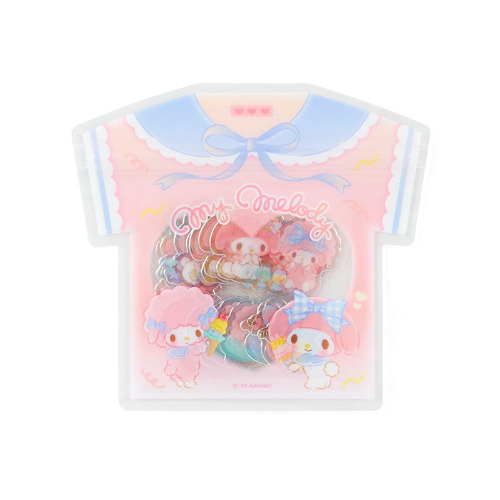 My Melody and My Sweet Piano 24-Piece Summer Tee Mini Sticker Pack | Default Title