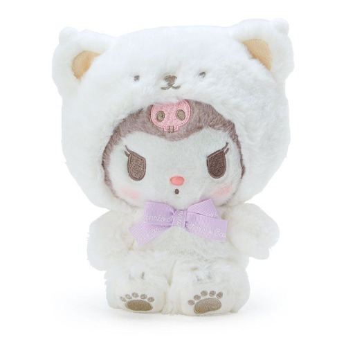Kuromi 8" Plush (Fluffy Polar Bear Series) | Default Title