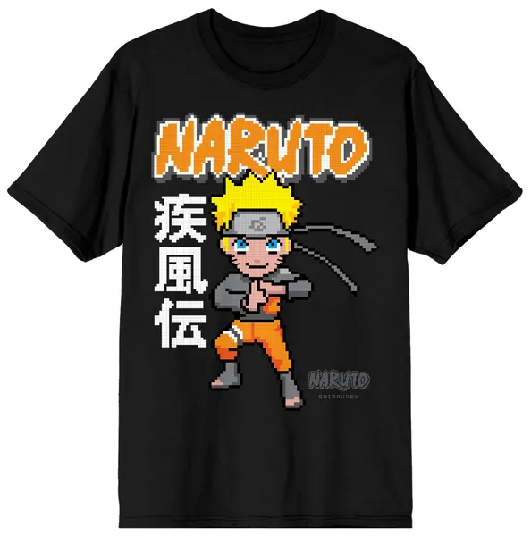 Naruto - 8-Bit Naruto T-Shirt | XXL