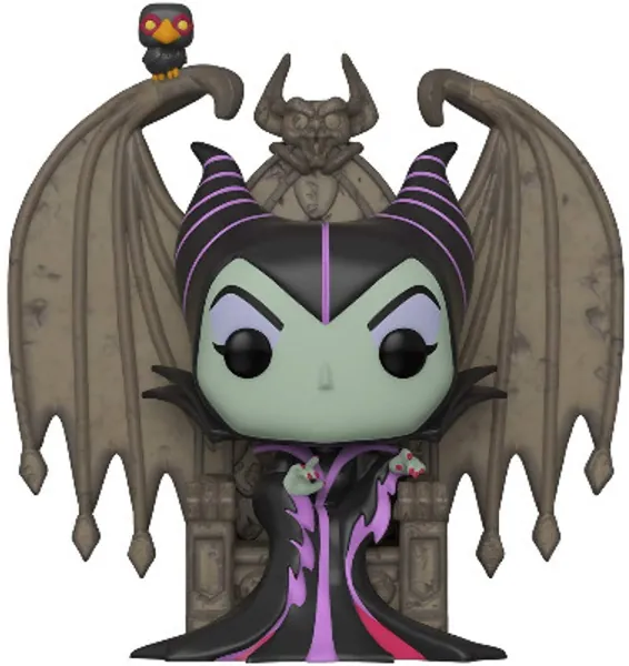Funko 49817 POP Deluxe: Villains-Maleficent onThrone Collectible Toy, Multicolour
