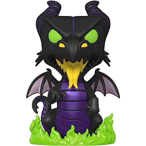 Funko POP! Jumbo: Villains - Maleficent Dragon - Disney Villains - Collectable Vinyl Figure - Gift Idea - Official Merchandise - Toys for Kids & Adults - Movies Fans - Model Figure for Collectors - Maleficent Dragon