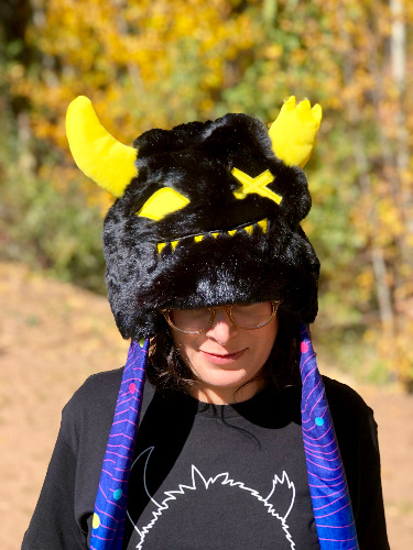 Snaggy Creature Hood Hat - Meow Wolf Shop