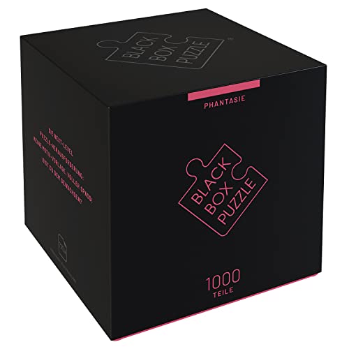 Black Box Puzzle 1000 Teile, Blackbox Puzzel mit Überraschungs-Motiv ohne Vorlage, Impossible Puzzle schwer für Erwachsene und Kinder ab 14 Jahren, Puzzle Box Fantasie Edition 2022 - 2022
