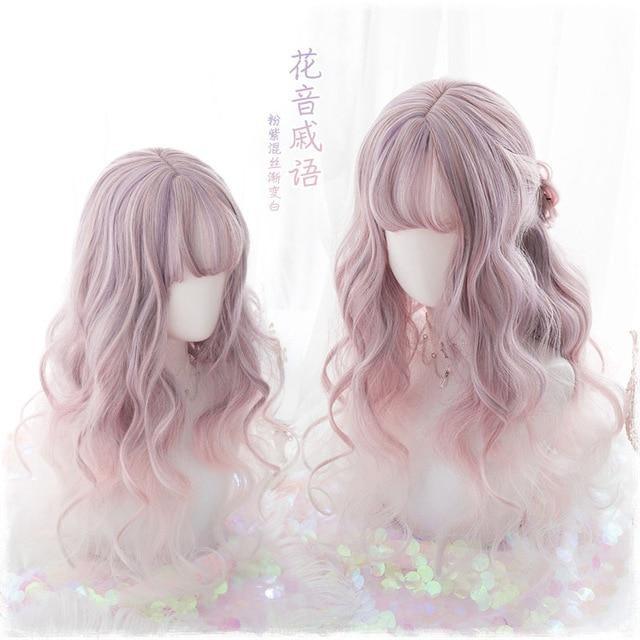Pink Ethereal Wavy Wig