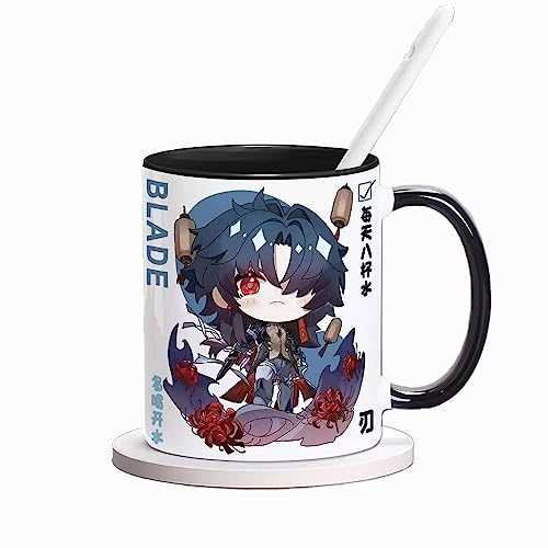 Honkai Star Rail Blade drinkingcup Animation theme loveliness ceramic mug give a gift couple mugs coffee cup 350ml - Blade