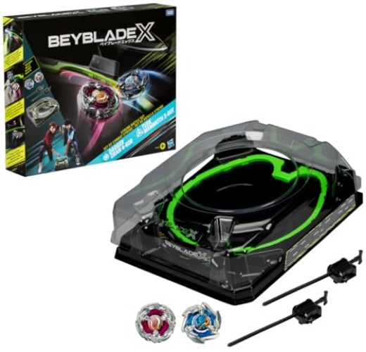 Beyblade X Xtreme Battle Set with Beystadium Arena