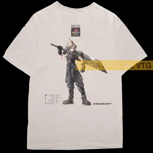 Vintage Final Fantasy 7 Shirt - Cloud Strife - Back Print