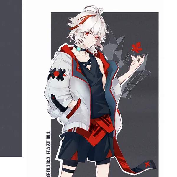 DokiDoki-SR Game Genshin Impact Kazuha  Cosplay Kazuha Street Wear Costume Doujin Casual Wear | L