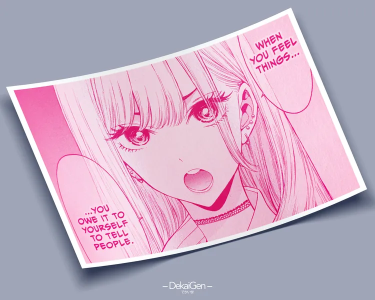 Marin Manga Panel Sticker