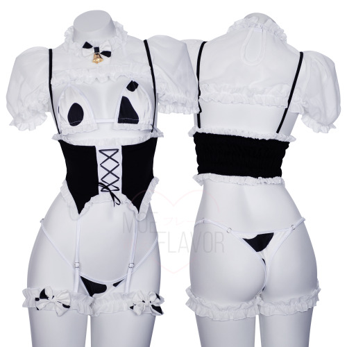 Milk & Cream Maid - Black / S/M