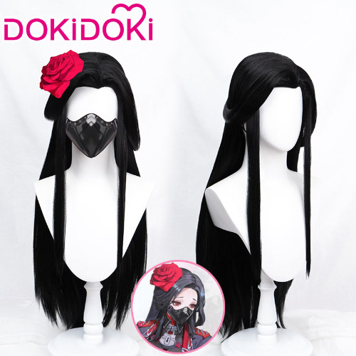 【Ready For Ship】DokiDoki Game GODDESS OF VICTORY: NIKKE Cosplay Maiden Long Black Wig | Maiden