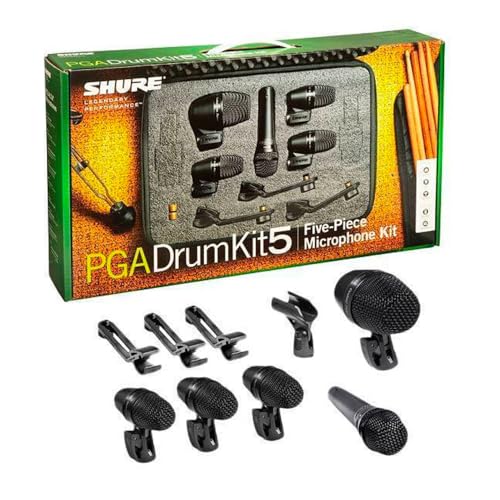 Shure PG ALTA 5-Piece Drum Microphone Kit (PGADRUMKIT5)