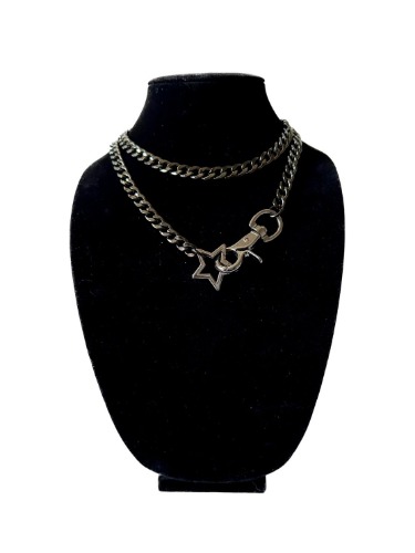 Gunmetal Star Loop Choker | Default Title