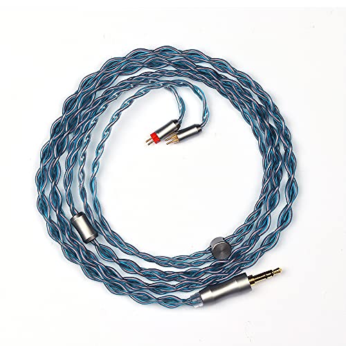 LINSOUL Tripowin Altea Upgraded 6N OCC Litz 4 Cores HiFi Earphone Cable, 26 AWG High-Purity Monocrystalline Copper Wires for in Ear Earphone (2pin 0.78-3.5mm, Altea) - 2pin-0.78mm, 3.5mm - Altea