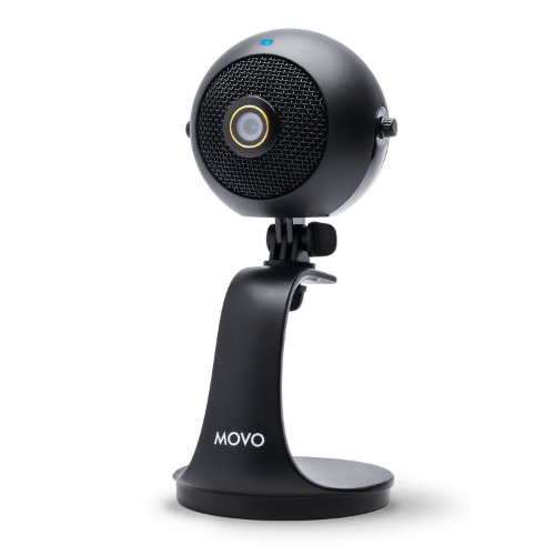 WebMic-HD | Webcam and Condenser Microphone with Desktop Stand | Movo