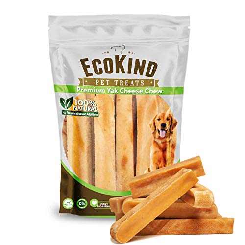 EcoKind Pet Treats Gold Yak Dog Chews | Grade A Quality, Healthy & Safe for Dogs, Odorless, Treat for Dogs, Keeps Dogs Busy & Enjoying, Indoors & Outdoor Use (Medium Dog - 3 Chews) - 1 Count (Pack of 3)