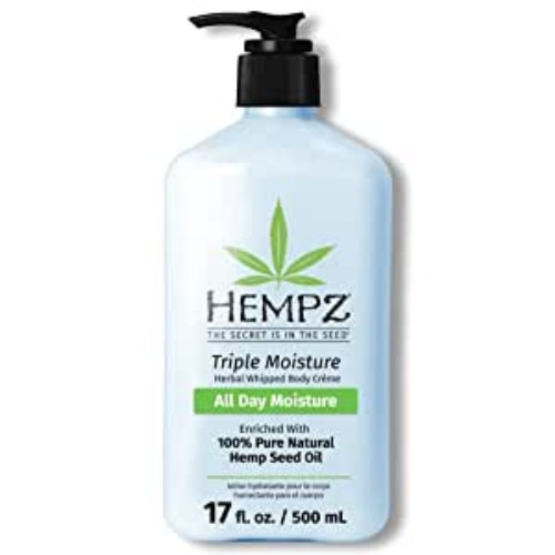 HEMPZ Body Lotion Triple Moisture - Grapefruit & Sparkling Peach Daily Moisturizing Cream, Shea Butter Body Moisturizer Skin Care Products - Large - Triple Moisture