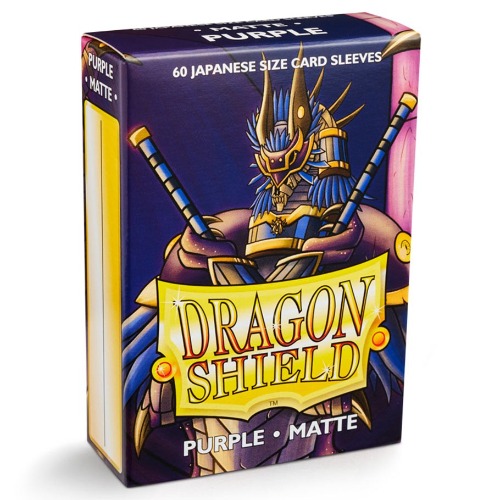Dragon Shield - Purple - Japanese Size Matte Basic Sleeves (60CT) [In Stock]