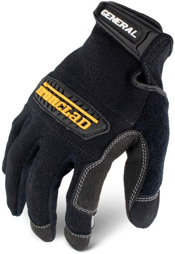 Ironclad General Utility Work Gloves GUG, All-Purpose, Performance Fit, Durable, Machine Washable - Large (Pack of 1) Work Gloves