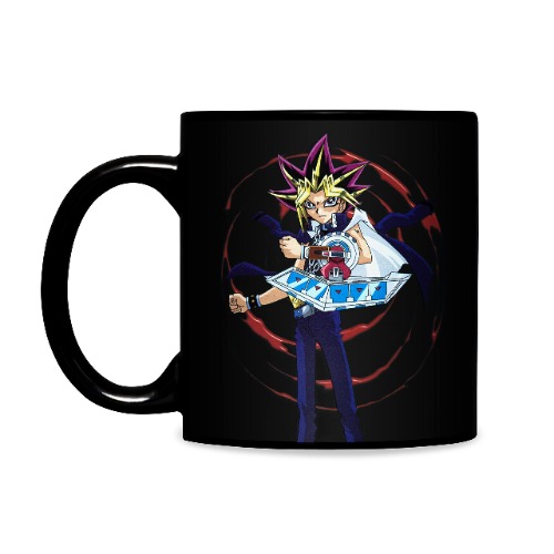 Surreal Entertainment YU-GI-OH Yugi and Dark Magician Monster Heat Change Ceramic Coffee Mug Black - 