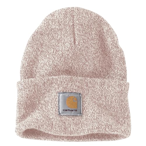 Carhartt Men's Knit Cuffed Beanie - One Size - Ash Rose/Marshmallow Marl