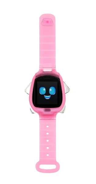 Little Tikes Tobi Robot Smartwatch - Pink with Movable Arms and Legs, Fun Expressions, Sound Effects, Play Games, Track Fitness and Steps, Built-in Cameras for Photo and Video 512 MB | Kids Age 4+