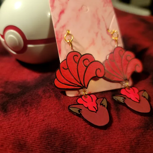 Vulpix Earrings
