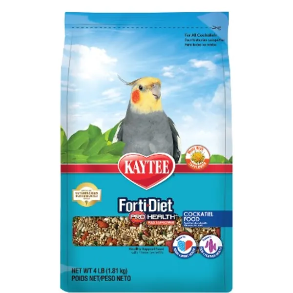 Kaytee Forti-Diet Pro Health Cockatiel Food with Safflower